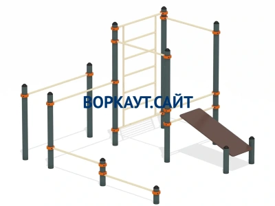 Спортивный комплекс воркаут ВС-43 в Рязани