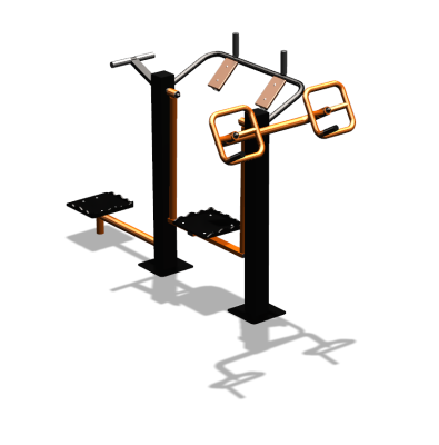 Уличный тренажер "Штурвал Пресс Супертвистер" УТ301 в Рязани