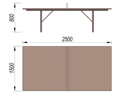 Теннисный стол МАФ 3517 в Рязани