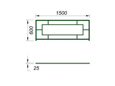 Ограждение площадки МАФ 5000 в Рязани