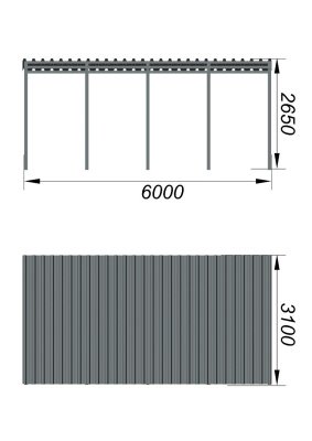 Теневой навес трибун МАФ 4130 в Рязани