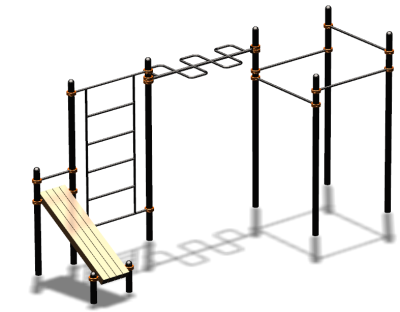 Спортивный комплекс воркаут ВС-74 в Рязани