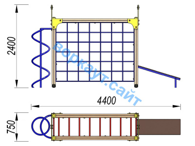 Детский спортивный комплекс Юниор ДСК 3105 в Рязани