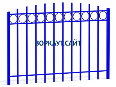 Ограждение спортивной площадки МАФ 5005 в Рязани