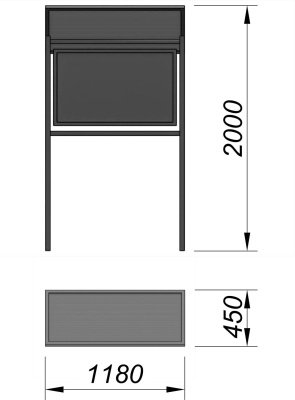 Информационный стенд МАФ 6006 в Рязани