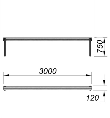 Бум бревно ДСК 3540 в Рязани